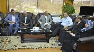 وفد شركة AJA يؤكد على استمرار حصول جامعة  قناة السويس على الأيزو