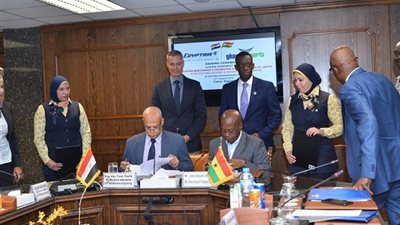تعاون مشترك بين مصر وغانا في مجال الطيران المدني
