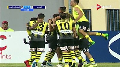 أهداف مباراة - نجوم المستقبل 0 × 2 المقاولون العرب