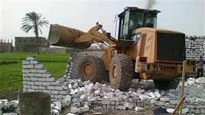 تنفيذ 147 قرار إزالة على أراضي الدولة بكفر الشيخ