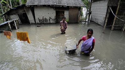 فيضانات الهند تخلف عشرات القتلي وتهجر 150 ألف شخص