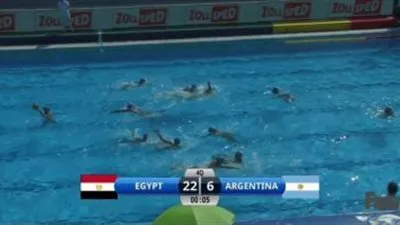 منتخب الشباب يكتسح الأرجنتين 22 - 6 فى بطولة العالم لكرة الماء