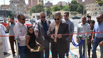 محافظ الإسماعيلية يفتتح حديقة 