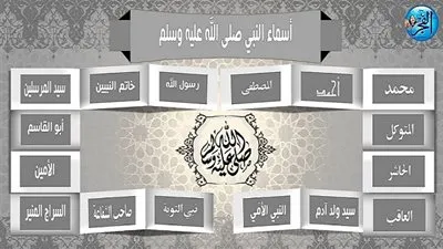 أسماء النبي صلى الله عليه وسلم