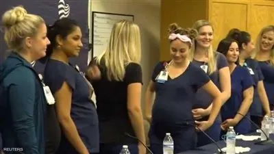 حمل جماعي لممرضات يضع مستشفى أميركيّا في ورطة