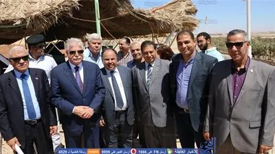 وزير المالية ومحافظ جنوب سيناء يزوران حمام موسى