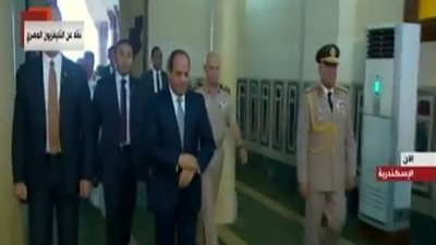 شاهد.. لحظة وصول الرئيس 