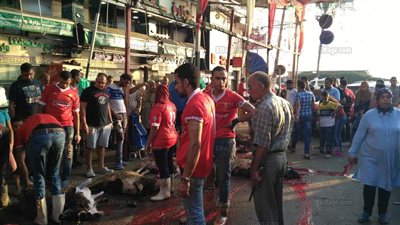 استعدادات أهالى الإسكندرية لذبح الأضاحي عقب صلاة العيد (صور) 