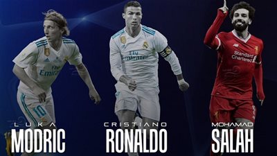 تعرف على أرقام الثلاثي المرشح لجائزة أفضل لاعب في أوروبا (انفوجراف)