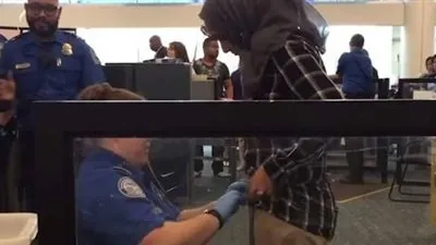 تفتيش أمراة مسلمة 