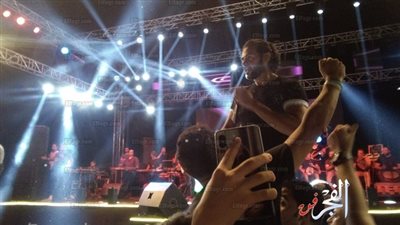 سامو زين يشعل احتفالية نادي شرطة المنصورة (صور)