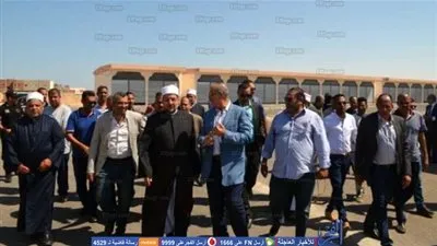 وزير الأوقاف ومحافظ البحر الأحمر يتفقدان أعمال الإنشاءات بمدينة الحرفيين