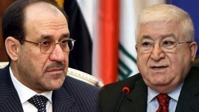 الرئيس العراقي ونائبه يطالبان باحترام إرادة الناخبين