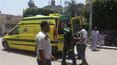 إصابة 13 شخصا في انقلاب ميكروباص بطريق الصعيد في المنيا