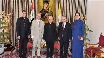 البطريرك الكردينال مار لويس روفائيل ساكو يستقبل السفير البرازيلي لدى العراق 