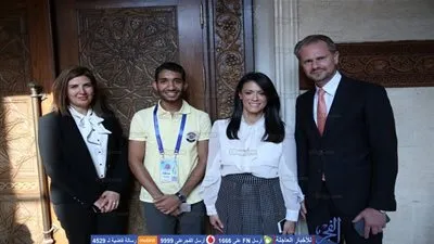 وزيرة السياحة تشارك في فعاليات أسبوع شباب الكنيسة القبطية الأرثوذكسية (صور)