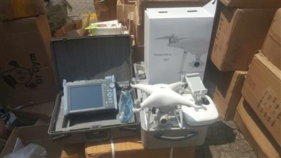 بالصور.. مباحث تأمين محور قناة السويس تحبط محاولة تهريب أجهزة محظور دخولها البلاد