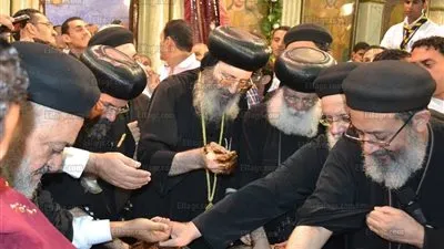 دير الشهيد العظيم مار جرجس بميت دمسيس يحتفل بذكرى تدشينه (صور)