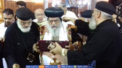 في تذكار نياحته.. تطييب رفات القديس أغسطينوس بدمنهور