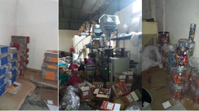 ضبط مصنع أغذية أطفال بدون ترخيص