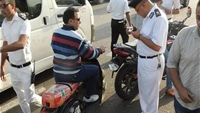 تحرير 2014 مخالفة متنوعة في حملات مرورية بالجيزة