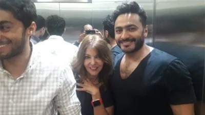 سميرة سعيد تشاهد فيلم 