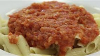 طريقة عمل مكرونة بالصلصة والثوم