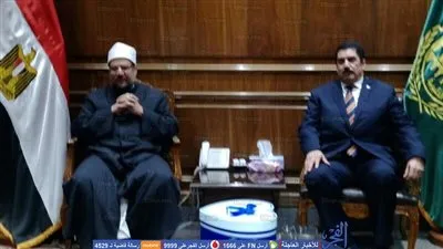 محافظ القليوبية الجديد يستقبل وزير الأوقاف ببنها (صور)