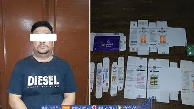 سقوط صاحب مكتبة لتقليده مطبوعات العقاقير الطبية بعين شمس (صور) 