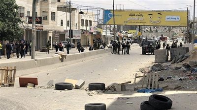 قوات الأمن الإسرائيلية يشتبكون مع فلسطينيين في احتجاج بالضفة الغربية