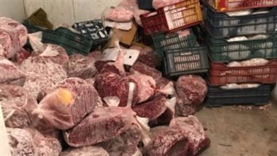 ضبط 3 طن هياكل دواجن وأرانب غير صالحة للاستهلاك بأحد مجازر قليوب