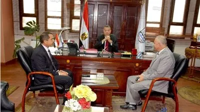 عاجل.. محافظ بني سويف الجديد يصل الديوان العام (صور)