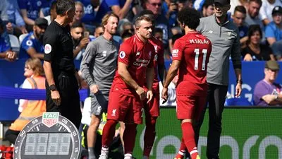 غضب وحزن محمد صلاح بعد استبداله أمام ليستر سيتي (فيديو)