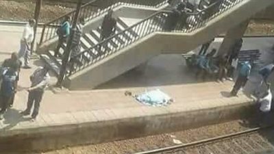 عاجل.. شاب ينتحر بإلقاء نفسه أسفل قطار بمحطة شبرا الخيمة 