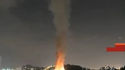 اللحظات الأولى لحريق المتحف الوطني بالبرازيل (فيديو)
