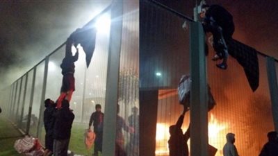 احتجاجات في مركز احتجاز المهاجرين بأستراليا