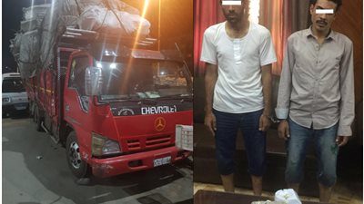 ضبط مرتكبي واقعة سرقة سيارة نصف نقل بالإكراه بطوخ