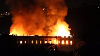 زاهي حواس عن حريق متحف البرازيل: 