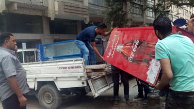 الدسوقي يواصل حملاته لإزالة الأكشاك المخالفة في ميدان الجيزة (صور)