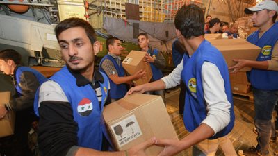 روسيا ترسل 34 طنًا من المساعدات الإنسانية إلى سوريا