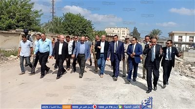 وزير الري ومحافظ البحيرة يتفقدان محطات الصرف بدمنهور (فيديو وصور)