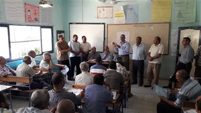 رئيس مركز العدوة بالمنيا يتابع استعدادات العام الدراسي بـ 5 مدارس