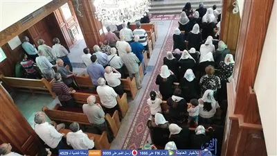 كنيسة مارجرجس بطنطا تقيم قداس الأربعين لـ