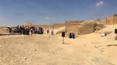 نرصد الاستعدادات الأخيرة لافتتاح مقبرة 