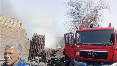 ندب المعمل الجنائي لمعرفة أسباب حريق عقار شبرا الخيمة 