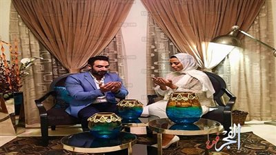 ماجد المصري يحتفل بخطبة ابنته على شاب من خارج الوسط (صور)