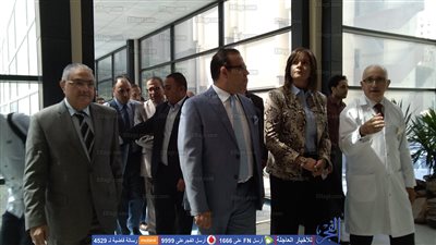 وزيرة الهجرة تتفقد مركز كلى جامعة المنصورة (صور)