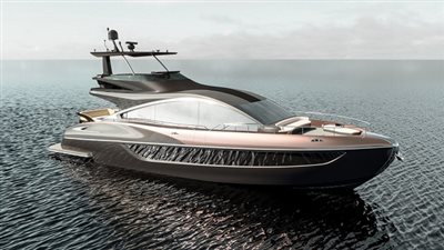 لكزس تكشف عن يختها 