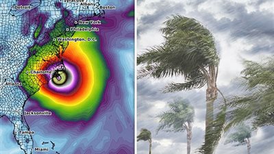 3 ولايات أمريكية تعلن حالة الطواريء جراء إعصار فلورنسا