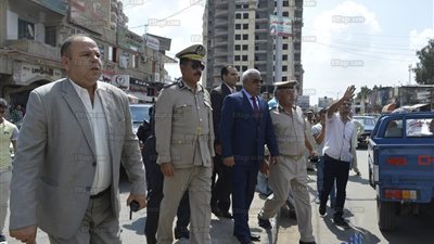 مدير أمن كفر الشيخ يترأس حملة لإزالة الإشغالات  (صور) 